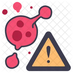 Warning of outbreak  Icon