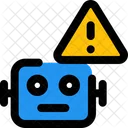Warning Robot  Icon