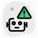 Warning Robot  Icon