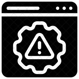 Warning Setting Web  Icon