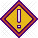 Warning Sign Delivery Package Icon