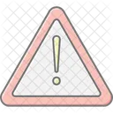 Warning Sign Lineal Color Icon Icon