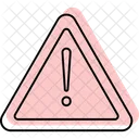 Warning Sign Color Shadow Thinline Icon Icon