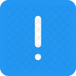 Warning Square  Icon