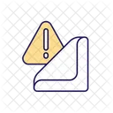 Warning sticker  Icon