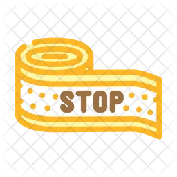 Warning Tape  Icon