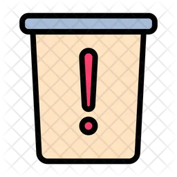 Warning trash  Icon