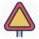 Warning Triangle Traffic Hazard Sign Icon