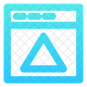 Warning website  Icon