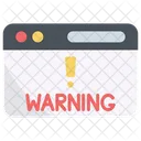 Warning Website Web Icon
