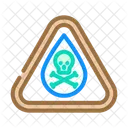 Warnung In Der Nahe Kontaminiert Symbol