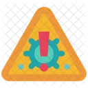 Warnung Zone Virus Symbol