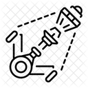Warp Beam Component Textile Icon