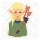 Warrior Elf Archer Icon