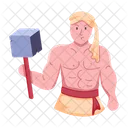 Male Fighter Male Warrior Ancient Fighter Icon