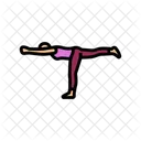 Warrior Iii Virabhadrasana Icon
