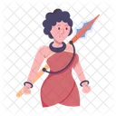 Female Warrior Warrior Woman Fantasy Warrior Icon
