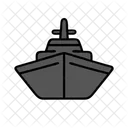 Warship Naval Military Icon