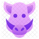 Warthog Hog Pig Icon