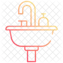 Waschbecken Wasserhahn Wasser Symbol