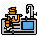 Spule Wasserhahn Kuche Symbol