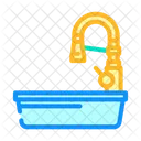 Spule Wasserhahn Kuche Symbol