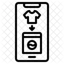 Wascheservice App Telefon Symbol
