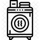 Waschetrockner Kleidung Trockner Symbol