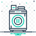 Waschetrockner Kleidung Trockner Symbol