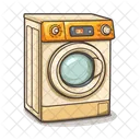 Maschine Kleidung Elektrisch Symbol