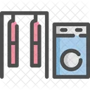 Waschen Zimmer Hotel Symbol