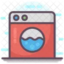 Waschmaschine Waschautomat Automatische Waschmaschine Symbol