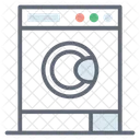 Waschmaschine Waschautomat Automatische Waschmaschine Symbol