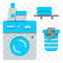 Waschmaschine Wascherei Waschen Symbol