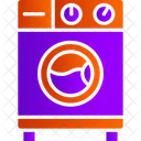 Waschmaschine Reinigung Zuhause Symbol