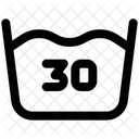 Wash At 30 Degree  Icon