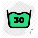 Wash At 30 Degree  Icon