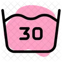 Wash At 30 Degree  Icon