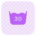 Wash At 30 Degree  Icon