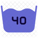 Wash At 40 Degree  Icon