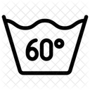 Wash At Or Below Degrees Celsius Icon