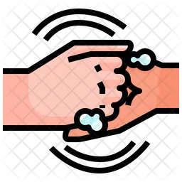 Wash Back Fingers  Icon