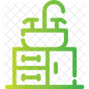 Cabinet Storage Bathroom Icon