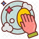 Wash Dishes Dish Cleaning Maid Services Icon