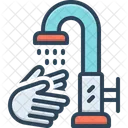 Wash Hand Faucet Spigot Icon