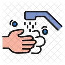 Wash Hands Faucet Hygiene Icon