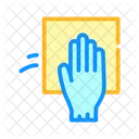Wash Napkin Glove Icon
