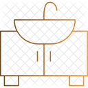 洗面台、トイレ、洗面台 アイコン