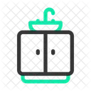 Bathroom Furniture Sink Icon