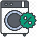 Washing Machine Discount Icon